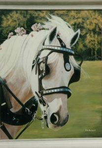 Pattys Oil paintings Pink Gelding